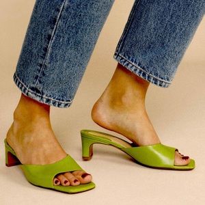 New Rouje Arlette in green Yucca size 37